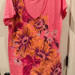 Floral Pink Women's Top